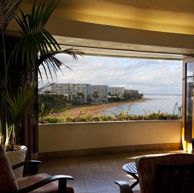 Looking at Kaanapali Beach